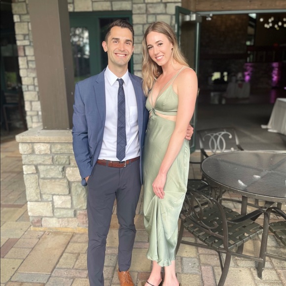 Dresses & Skirts - Australia boutique green dress.  US size 6